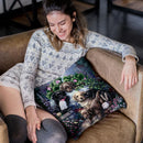 Gardening Puppies Throw Pillow By Jenny Newland - All About Vibe
