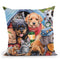 Camping Buddies Throw Pillow By Jenny Newland - All About Vibe