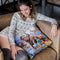 Ice Age Color Throw Pillow By Jenny Newland - All About Vibe
