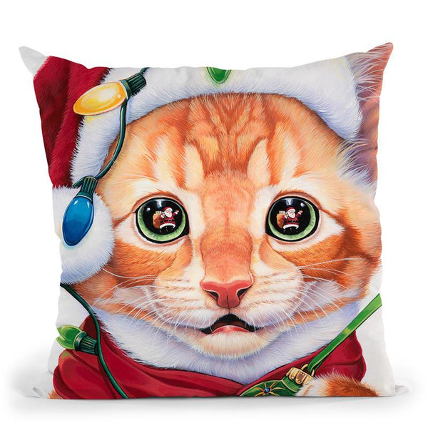 Uh Oh! Santa! Throw Pillow By Jenny Newland - All About Vibe