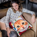 Uh Oh! Santa! Throw Pillow By Jenny Newland - All About Vibe