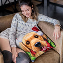 Santa? Throw Pillow By Jenny Newland - All About Vibe