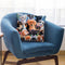 Puppy Collage Throw Pillow By Jenny Newland - All About Vibe
