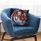 Tiger In The Midst Throw Pillow By Jenny Newland - All About Vibe