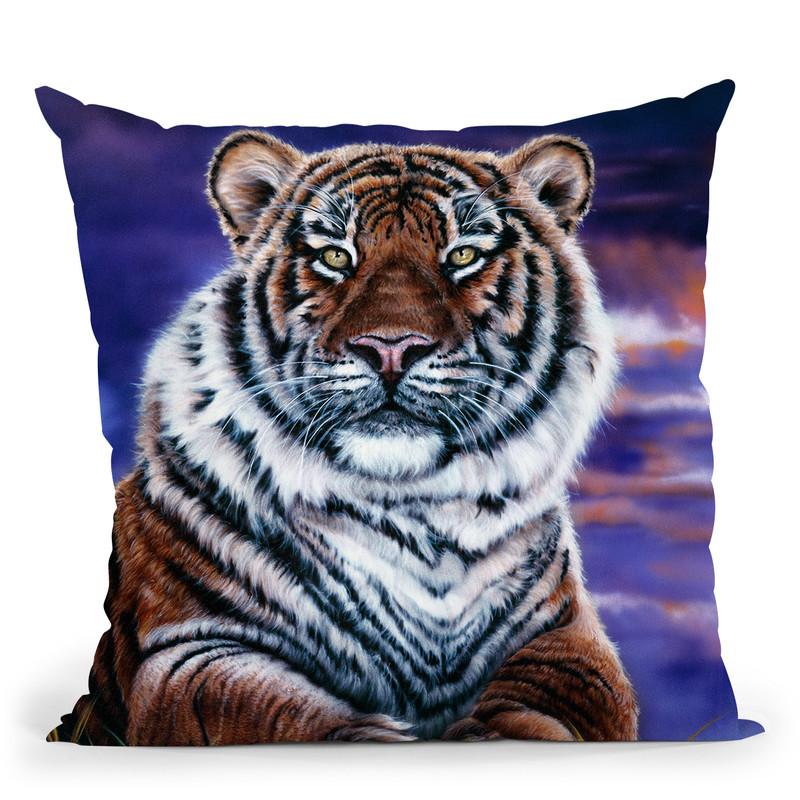 Arizona Tiger Throw Pillow By Jenny Newland - All About Vibe