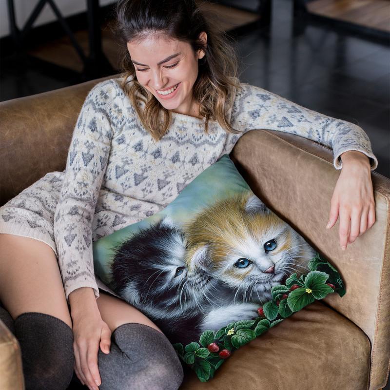 Friendship Throw Pillow By Jenny Newland - All About Vibe