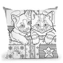 Christmas Cuties 2 Throw Pillow By Jenny Newland - All About Vibe