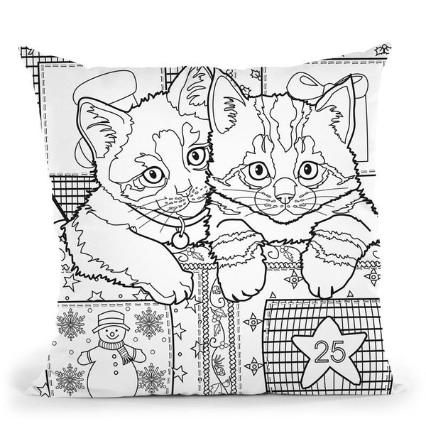Christmas Cuties 2 Throw Pillow By Jenny Newland - All About Vibe