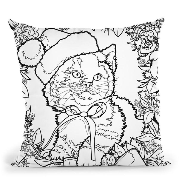 Christmas Cuties 3 Throw Pillow By Jenny Newland - All About Vibe