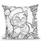 Christmas Cuties 3 Throw Pillow By Jenny Newland - All About Vibe