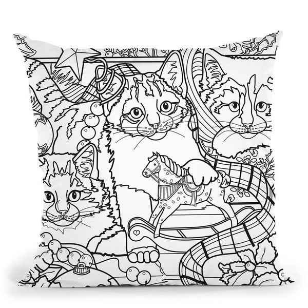 Christmas Cuties 7 Throw Pillow By Jenny Newland - All About Vibe