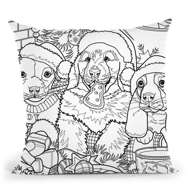 Christmas Cuties 8 Throw Pillow By Jenny Newland - All About Vibe