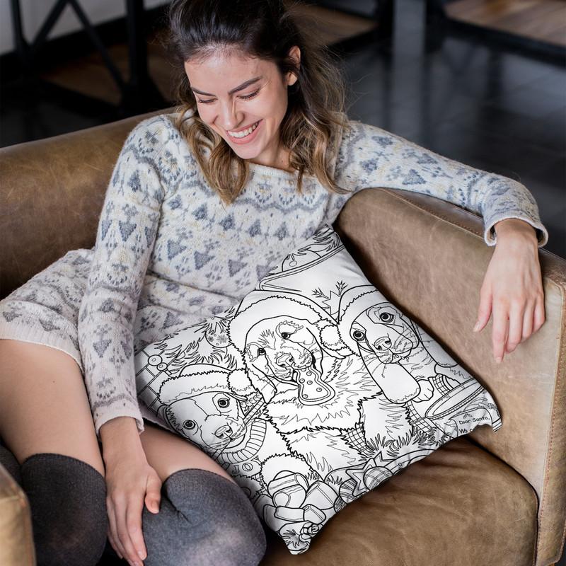 Christmas Cuties 8 Throw Pillow By Jenny Newland - All About Vibe