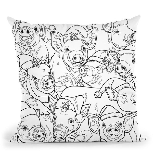 Christmas Cuties 11 Throw Pillow By Jenny Newland - All About Vibe