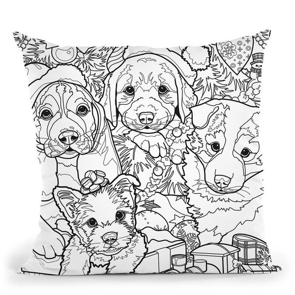 Christmas Cuties 12 Throw Pillow By Jenny Newland - All About Vibe