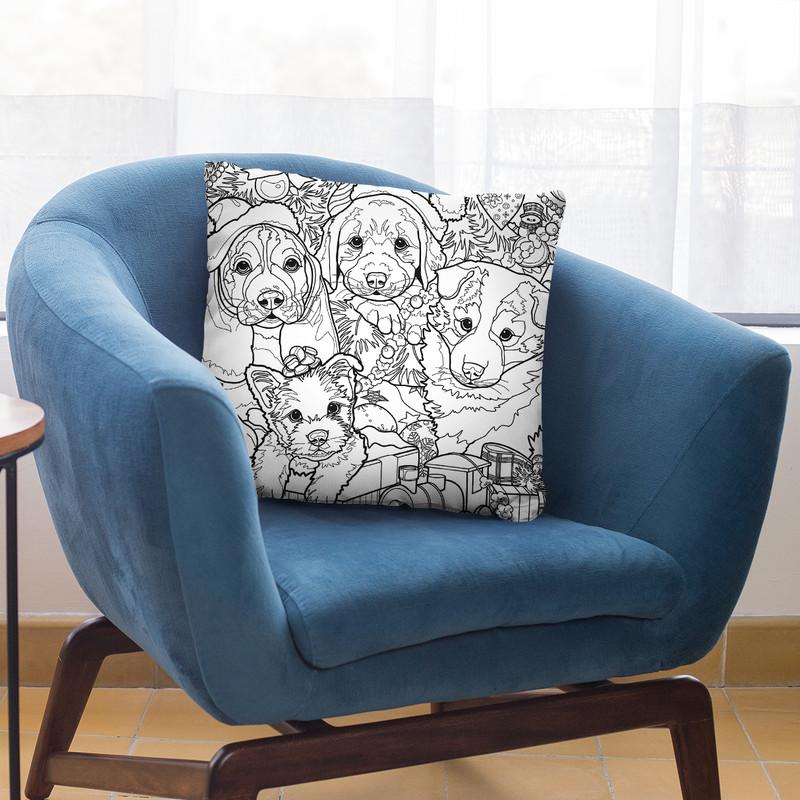Christmas Cuties 12 Throw Pillow By Jenny Newland - All About Vibe