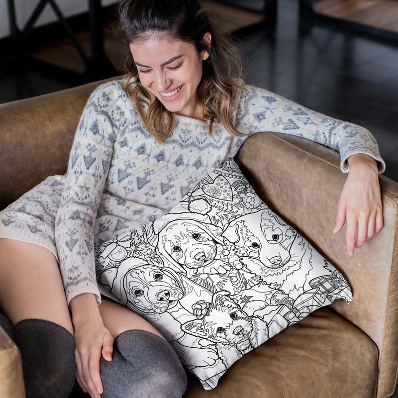Christmas Cuties 12 Throw Pillow By Jenny Newland - All About Vibe