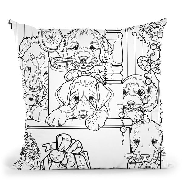 Christmas Cuties 13 Throw Pillow By Jenny Newland - All About Vibe