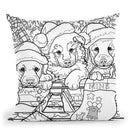 Christmas Cuties 14 Throw Pillow By Jenny Newland - All About Vibe