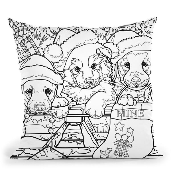 Christmas Cuties 14 Throw Pillow By Jenny Newland - All About Vibe