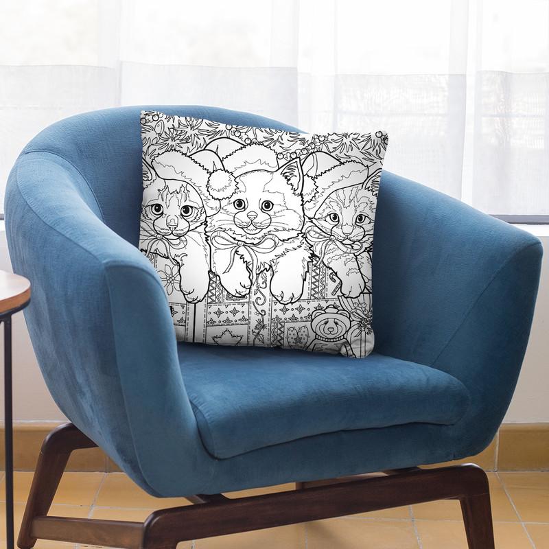 Christmas Cuties 15 Throw Pillow By Jenny Newland - All About Vibe