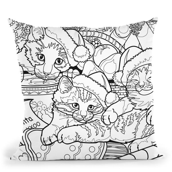 Christmas Cuties 16 Throw Pillow By Jenny Newland - All About Vibe