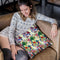 Birdhouses And Birds Tower Throw Pillow By Jenny Newland - All About Vibe