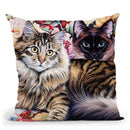 Raja And Mulan Throw Pillow By Jenny Newland - All About Vibe