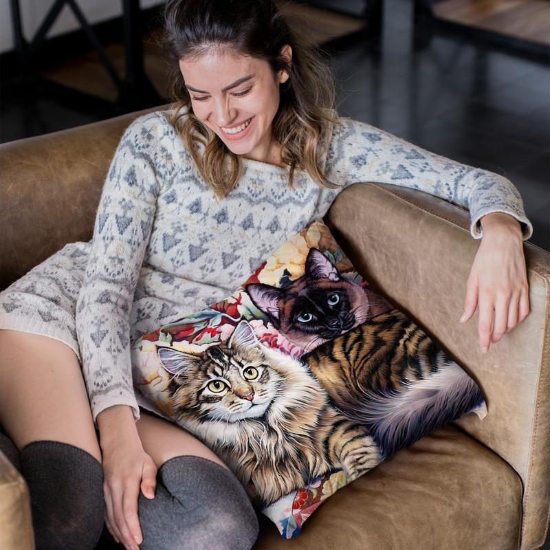 Raja And Mulan Throw Pillow By Jenny Newland - All About Vibe
