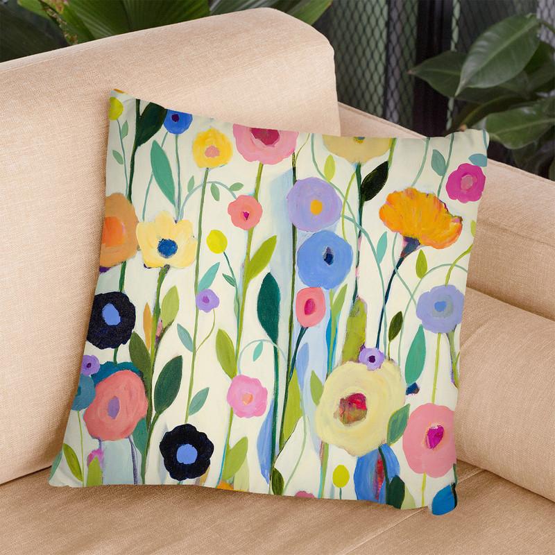 Songs Of Joy Throw Pillow By Carrie Schmitt - All About Vibe