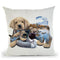 Sweet Puppy Tales Throw Pillow By Jenny Newland - All About Vibe