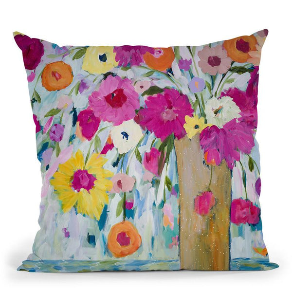 Sunshine Daydream Throw Pillow By Carrie Schmitt - All About Vibe