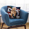 Sawry Santa Paws Throw Pillow By Jenny Newland - All About Vibe