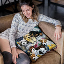 Bath Time Pups Throw Pillow By Jenny Newland - All About Vibe