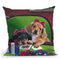 Poker Dogs 3 Throw Pillow By Jenny Newland - All About Vibe