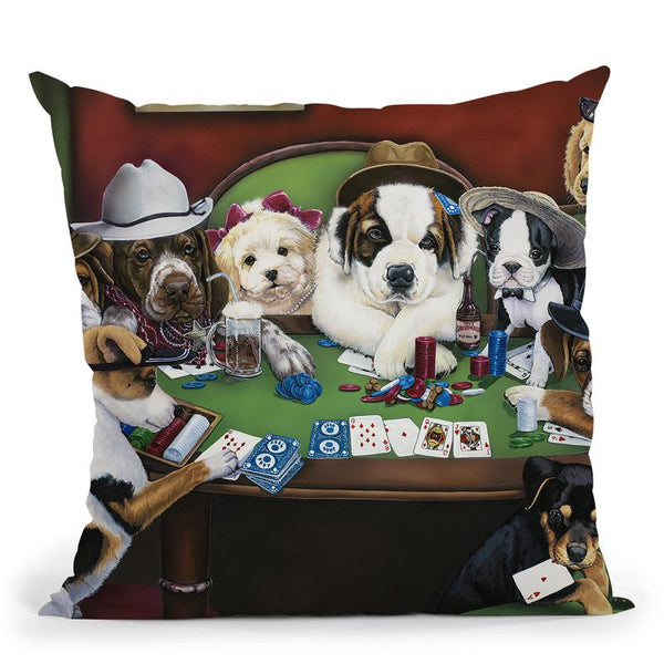 Calling Your Bruff Throw Pillow By Jenny Newland - All About Vibe