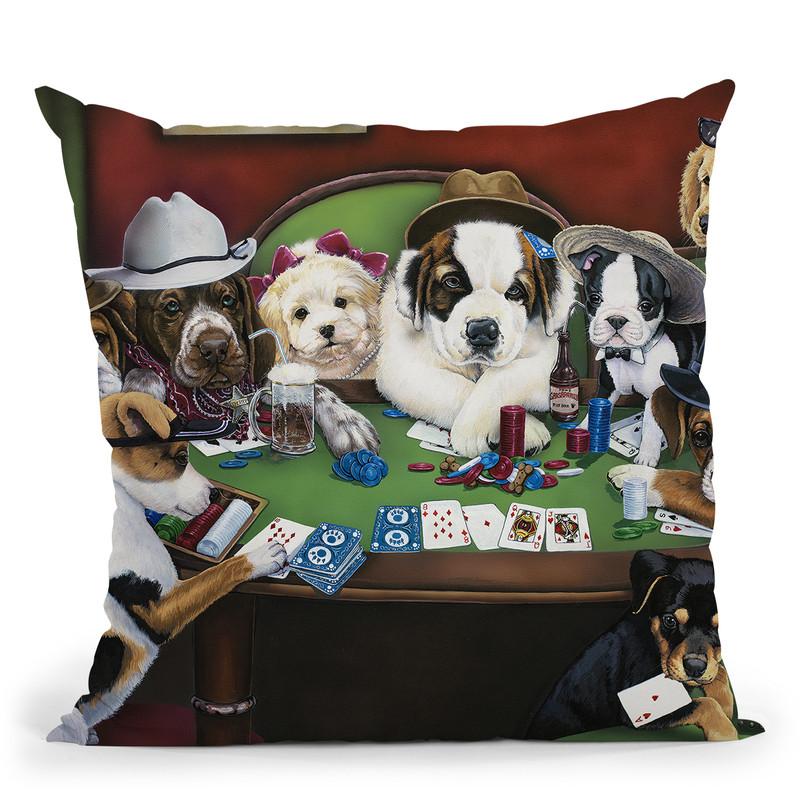 Calling Your Bruff Throw Pillow By Jenny Newland - All About Vibe