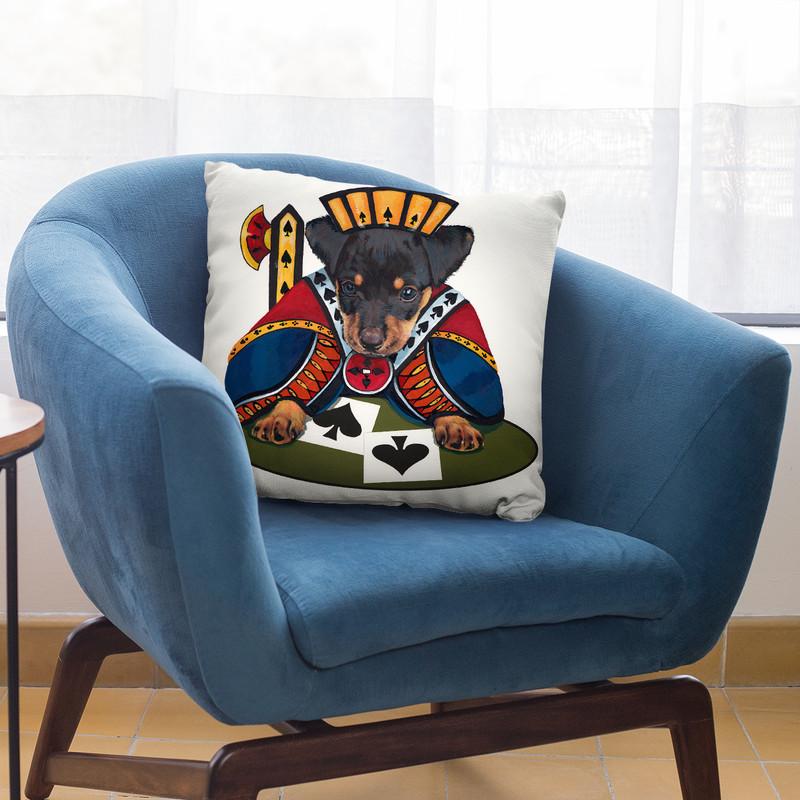 Jack Of Spades Throw Pillow By Jenny Newland - All About Vibe
