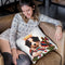 King Of Diamonds Throw Pillow By Jenny Newland - All About Vibe