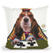 Queen Of Clubs Throw Pillow By Jenny Newland - All About Vibe