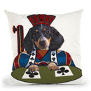 Jack Of Clubs Throw Pillow By Jenny Newland - All About Vibe
