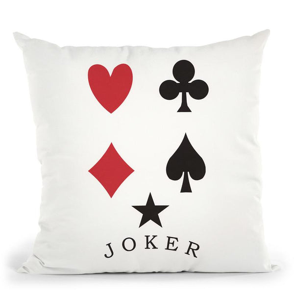 Joker Throw Pillow By Jenny Newland - All About Vibe