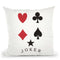 Joker Throw Pillow By Jenny Newland - All About Vibe