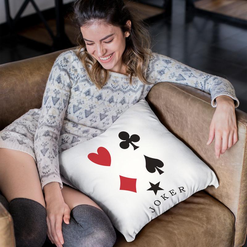 Joker Throw Pillow By Jenny Newland - All About Vibe