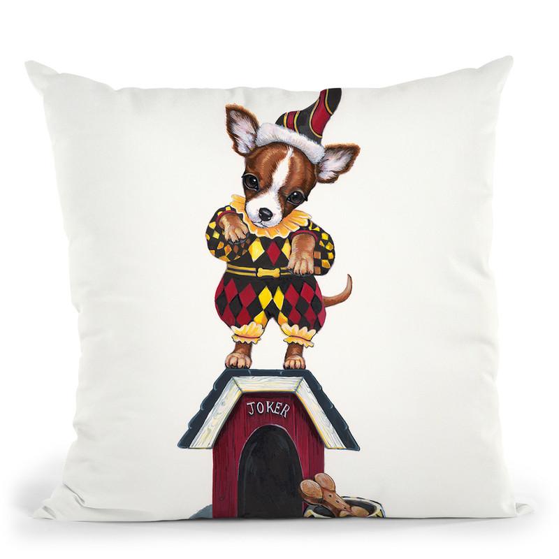 Joker 1 Throw Pillow By Jenny Newland - All About Vibe
