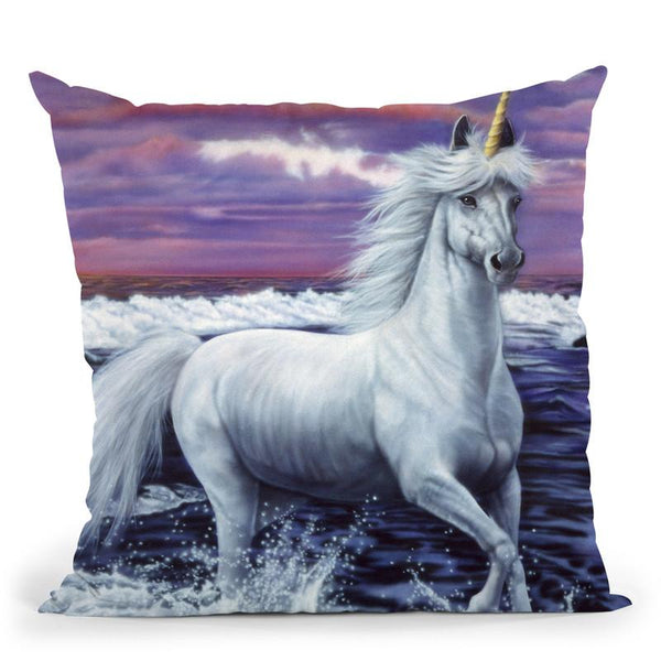Unicorn Throw Pillow By Bob Weer - All About Vibe