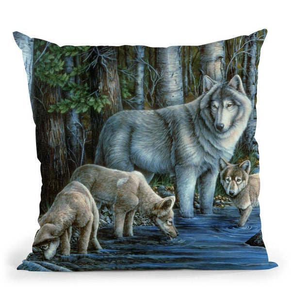 Gentle Morning Throw Pillow By Jenny Newland - All About Vibe
