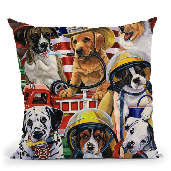 Hero Helpers Throw Pillow By Jenny Newland - All About Vibe