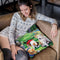 Golfing Puppies Throw Pillow By Jenny Newland - All About Vibe