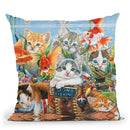 Gone Fishing Throw Pillow By Jenny Newland - All About Vibe